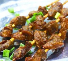 Grilled Chicken Kidney Skewers