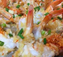 Steamed Large Shrimp with Garlic and Vermicelli