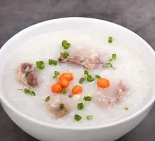 Salted Pork Bone Rice Porridge