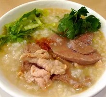 Pork Liver and Pork Meat Soup Rice