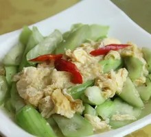 Loofah and Pork Rice