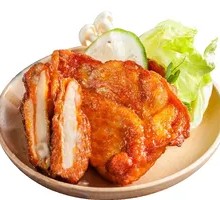 Orleans Chicken Cutlet Rice with Crispy Roast Duck