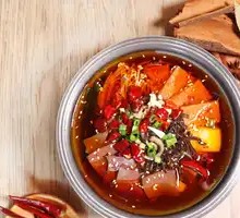 Spicy Dan Dan Noodles with Blood Sausage