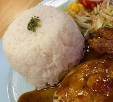 Black Pepper Grilled Chicken Rice