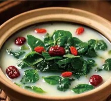 Clear Soup with Mulberry Shoots