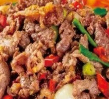 Golden Stir-fried Beef with Pepper