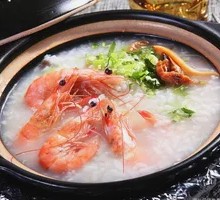 Fresh Shrimp Clay Pot Rice