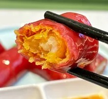 Crispy Red Rice Noodle with Golden Sand
