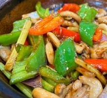 Stir-fried Blood Sausage