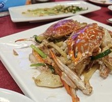 Stir-Fried Crab with Scallion and Ginger