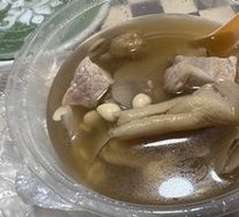 Sea Coconut and Lotus Seed Pork Soup with Abalone