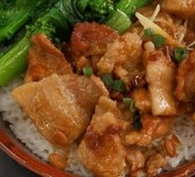 Noodle Sauce Pork Rice