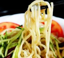 青菜凉面