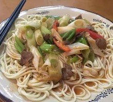 Scallion Beef Noodles