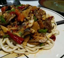 Mushroom Beef Noodles
