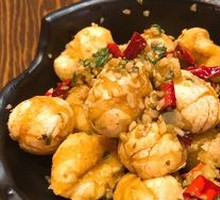 Sour Cabbage Stir-Fried Glutinous Rice Balls
