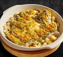 Yellow Pepper Sauce Baked Yellow Croaker