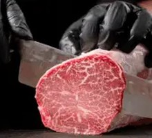 Freshly Sliced Gold Medal Wagyu