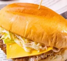 Cheesy Pork Cutlet Sandwich