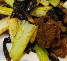 Chicken Mushroom Stir-Fried Beef Slices
