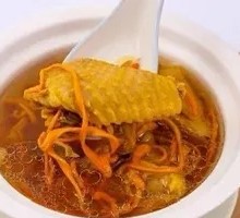 Bird's Nest Mushroom Chicken Soup