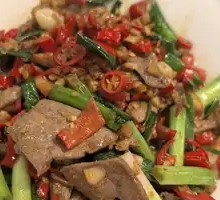 Stir-fried猪 Liver