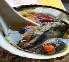 Whole Coconut Stewed Chicken