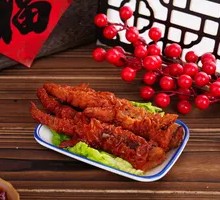 Braised Chicken Feet with Tiger Skin