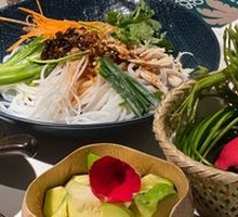 Chicken Mushroom Rice Noodles