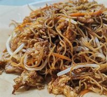 Stir-Fried Rice Noodles with Three Threads