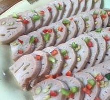 Lotus Root Stuffed with Mung Beans