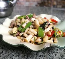Lotus Root and Goose Offal Stir-fry