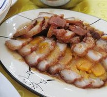 Salted Egg Yolk Stuffed Barbecue Pork