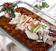 Braised Sea Bass with Razor Clams and Bamboo Shoots