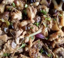 Braised Chicken with Red Onion