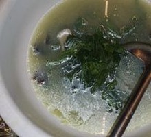 Century Egg Mulberry Leaf Soup
