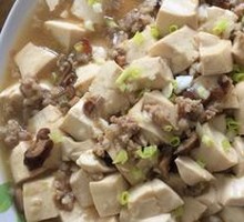 Braised Tofu with Minced Pork