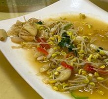 Jellyfish and Bean Sprout Stir-fry