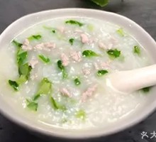 Mustard Green, Pork Liver, and Lean Pork Congee