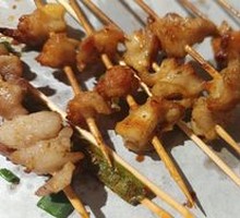 Grilled Chicken Gizzards