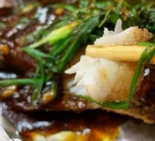 Braised Sea Bass with Black Bean Sauce in Foil