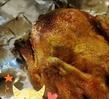 Honey-glazed扒 Chicken