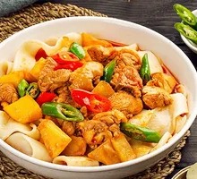 Braised Chicken Noodles