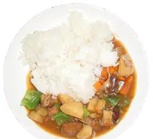 Beef and Potato Rice Bowl