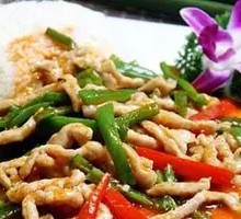 Green Pepper Shredded Pork Rice
