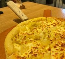 Durian Pizza with Bursting Fruit
