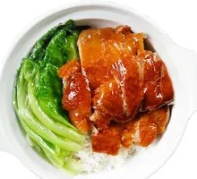 Charcoal-Roasted Goose Leg Rice
