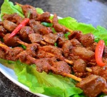 Grilled Duck Kidney Skewers