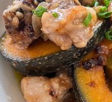 Steamed Pork Ribs with Pumpkin