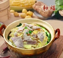 Fried Tofu Skin and Pork Rice Bowl